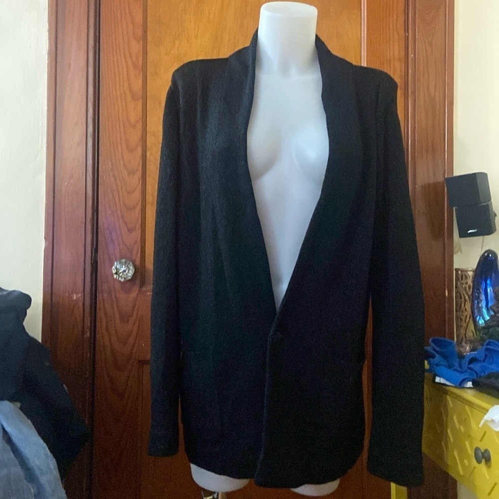 Zadig Voltaire Black Metallic Cardigan size medium - Picture 2 of 8